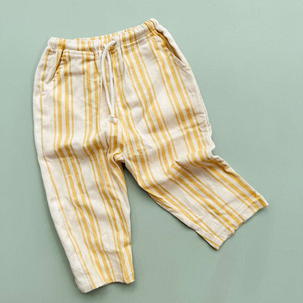 OTIS pants 〰️ linen stripe