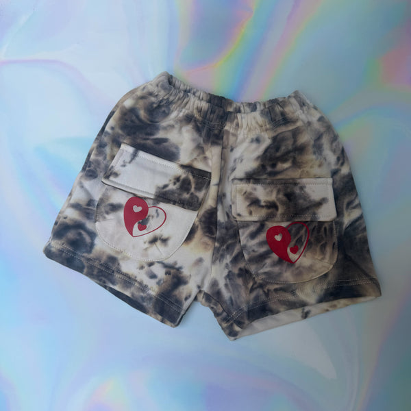 LOVERS ONLY SHORTS ~ charcoal tie dye – Nu Natives
