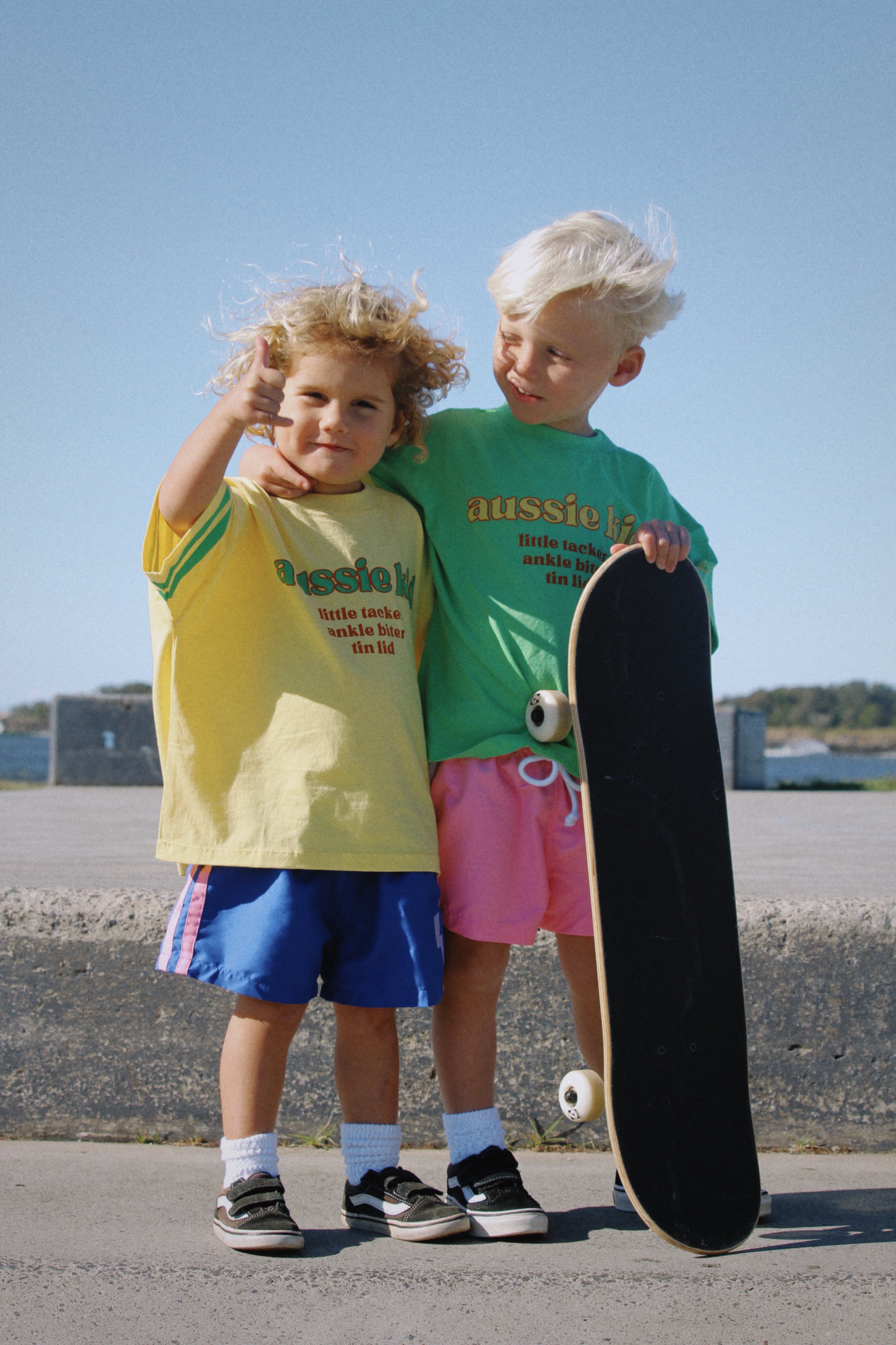 AUSSIE KID tee ~ yellow