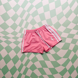 LIGHTNING SHORTS ~ pink/white