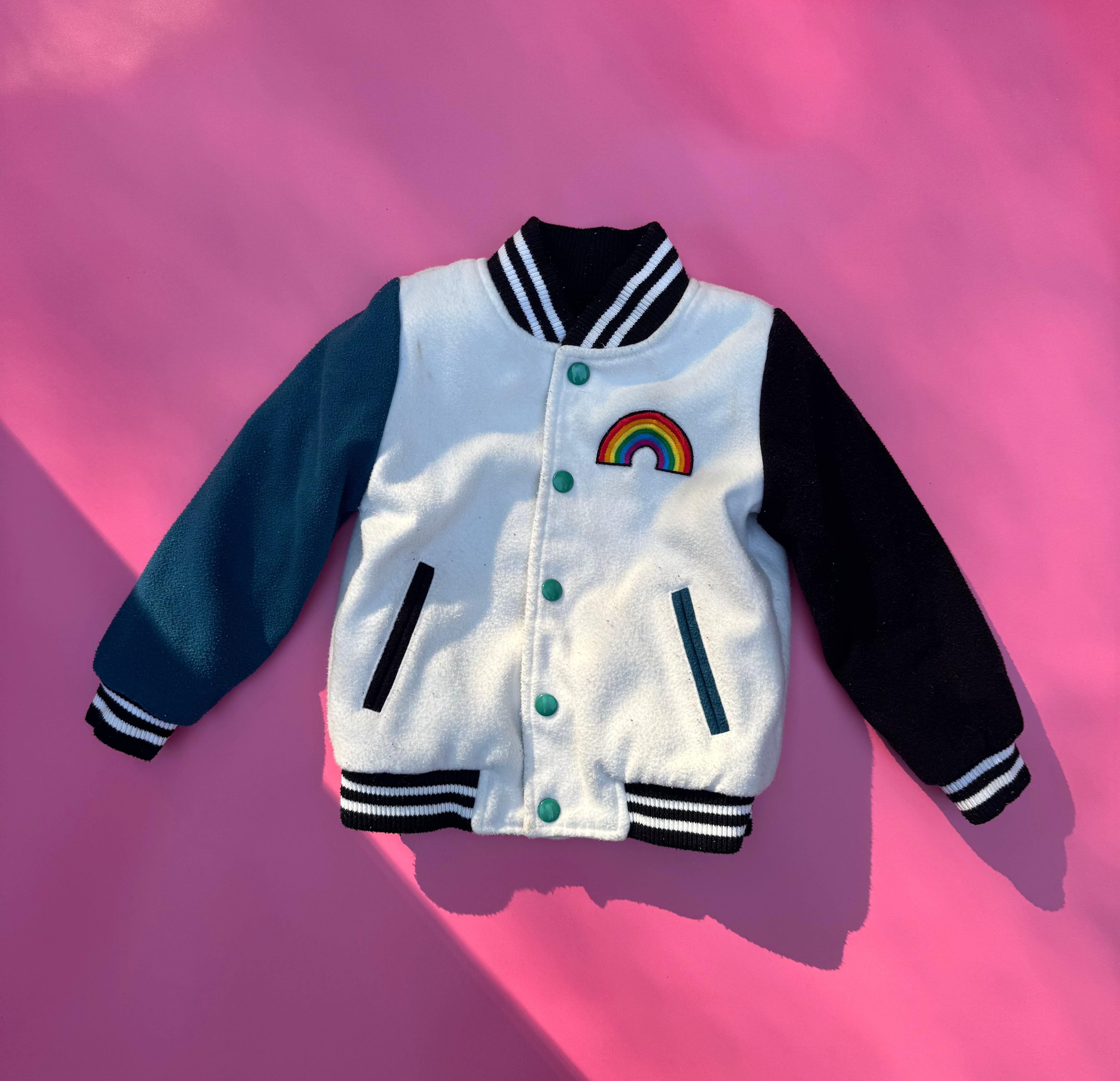 ULTRA VIOLET KIDS bomber jacket ~ pre loved 3-4 yrs