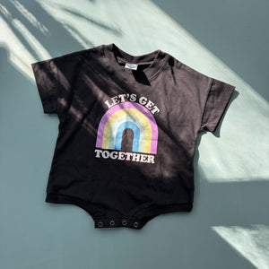 LET’S GET TOGETHER tee romper