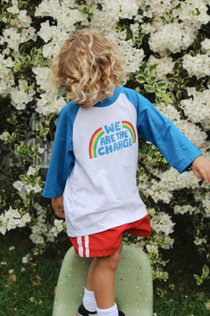 WE ARE THE CHANGE ~ raglan tee