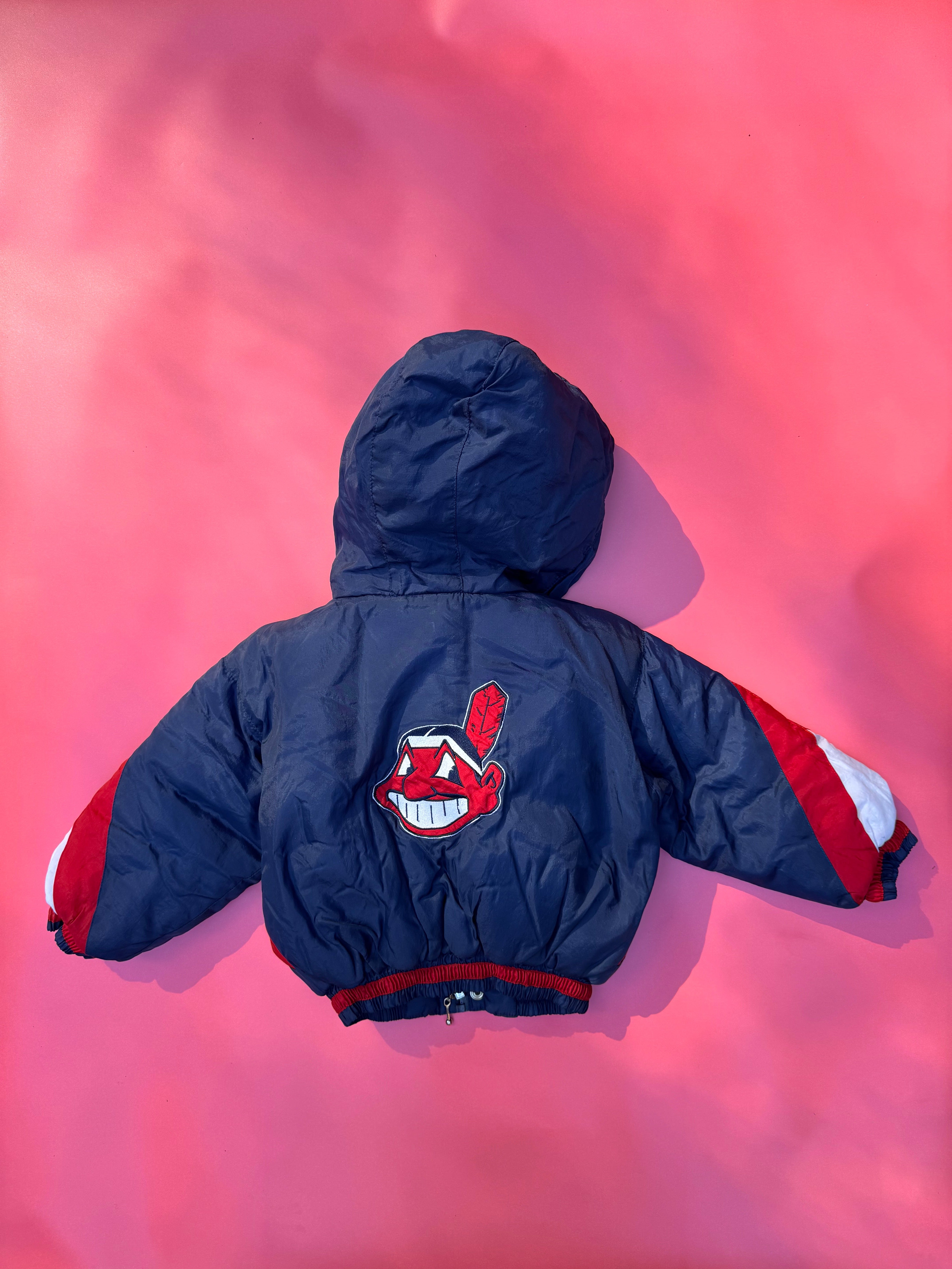 CLEVELAND INDIANS JACKET ~ vintage 2 yrs