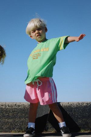 LIGHTNING SHORTS ~ pink/white