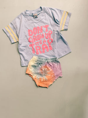 DON’T GROW UP tee ~ sky