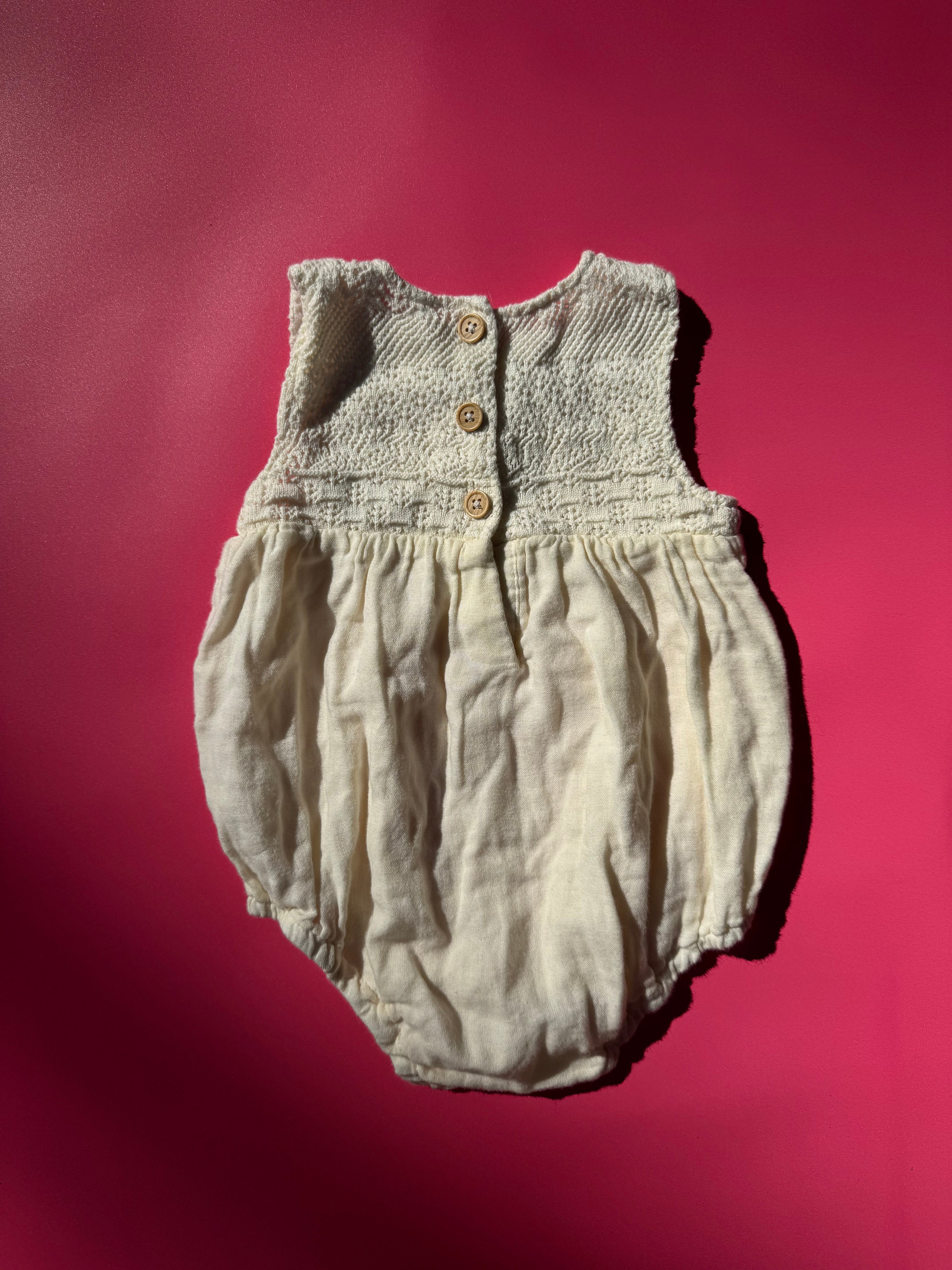 MIANN & CO romper ~ pre loved 3-6 months