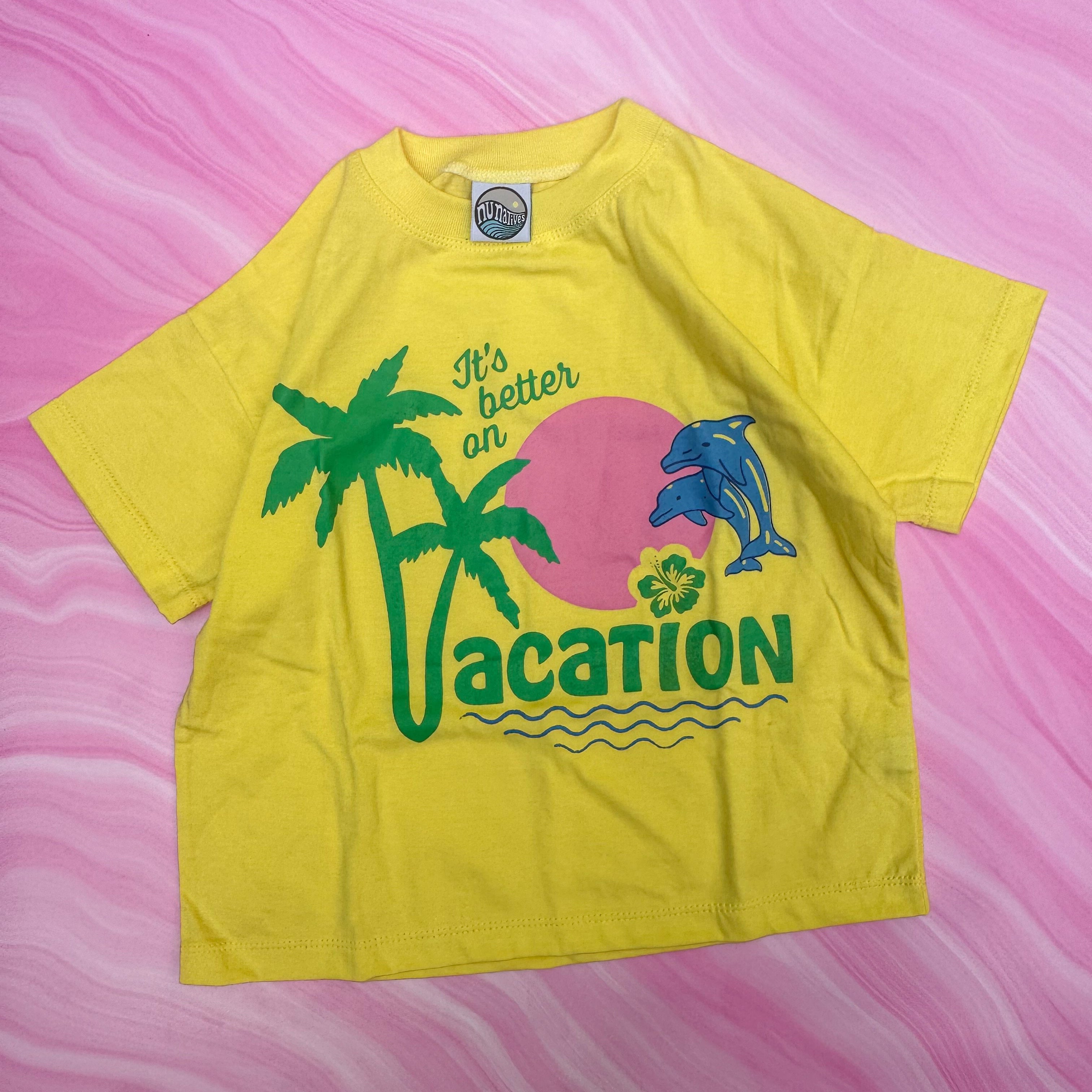 VACATION tee ~ yellow