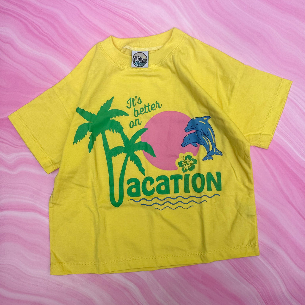 VACATION tee ~ yellow