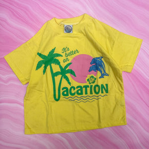 VACATION tee ~ yellow