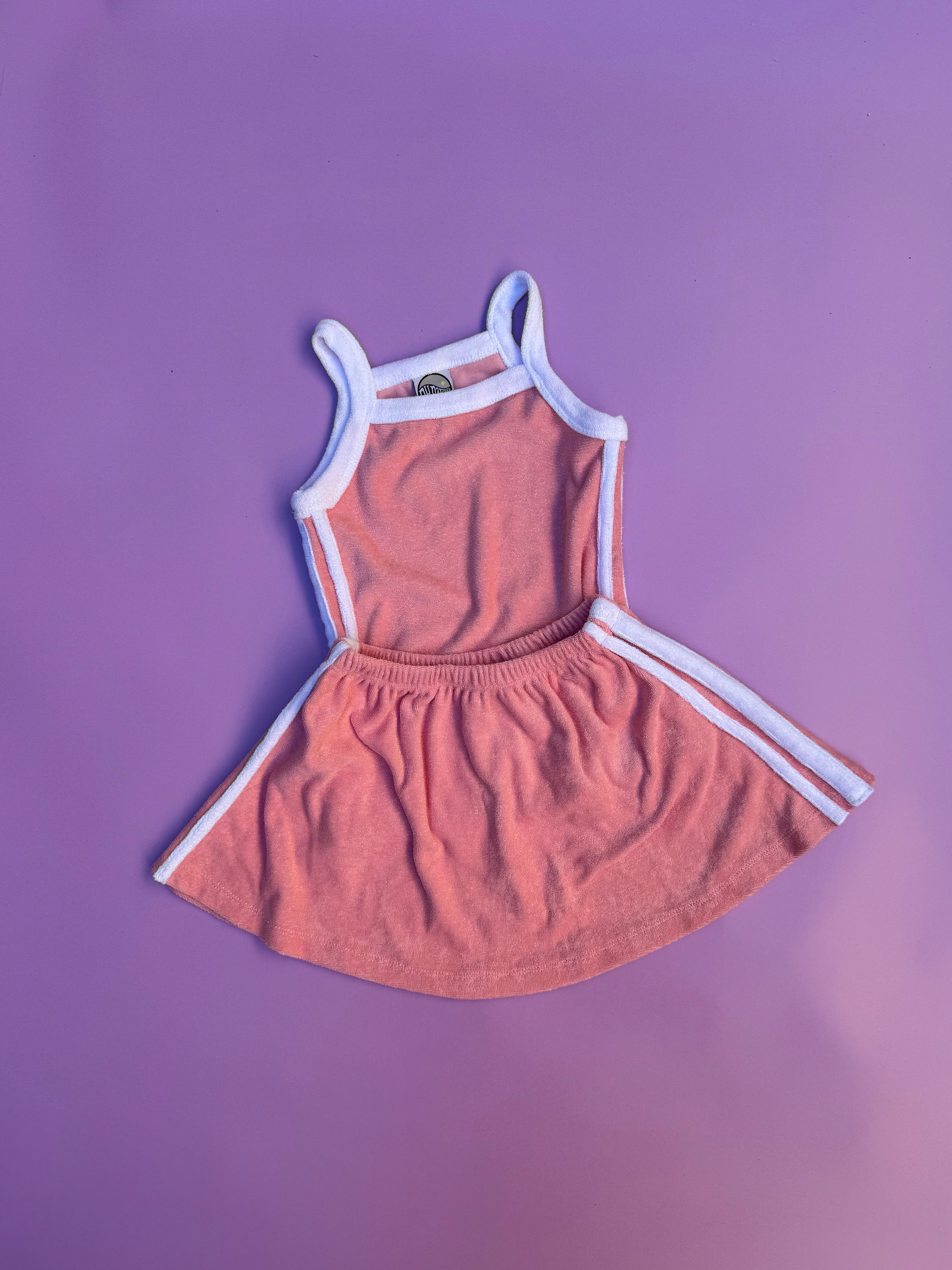 TERRY SINGLET ~ pink + blue OCTOBER PRE ORDER