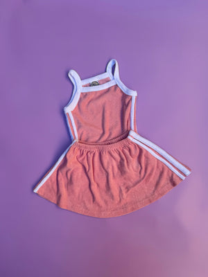 TERRY SINGLET ~ pink + blue OCTOBER PRE ORDER