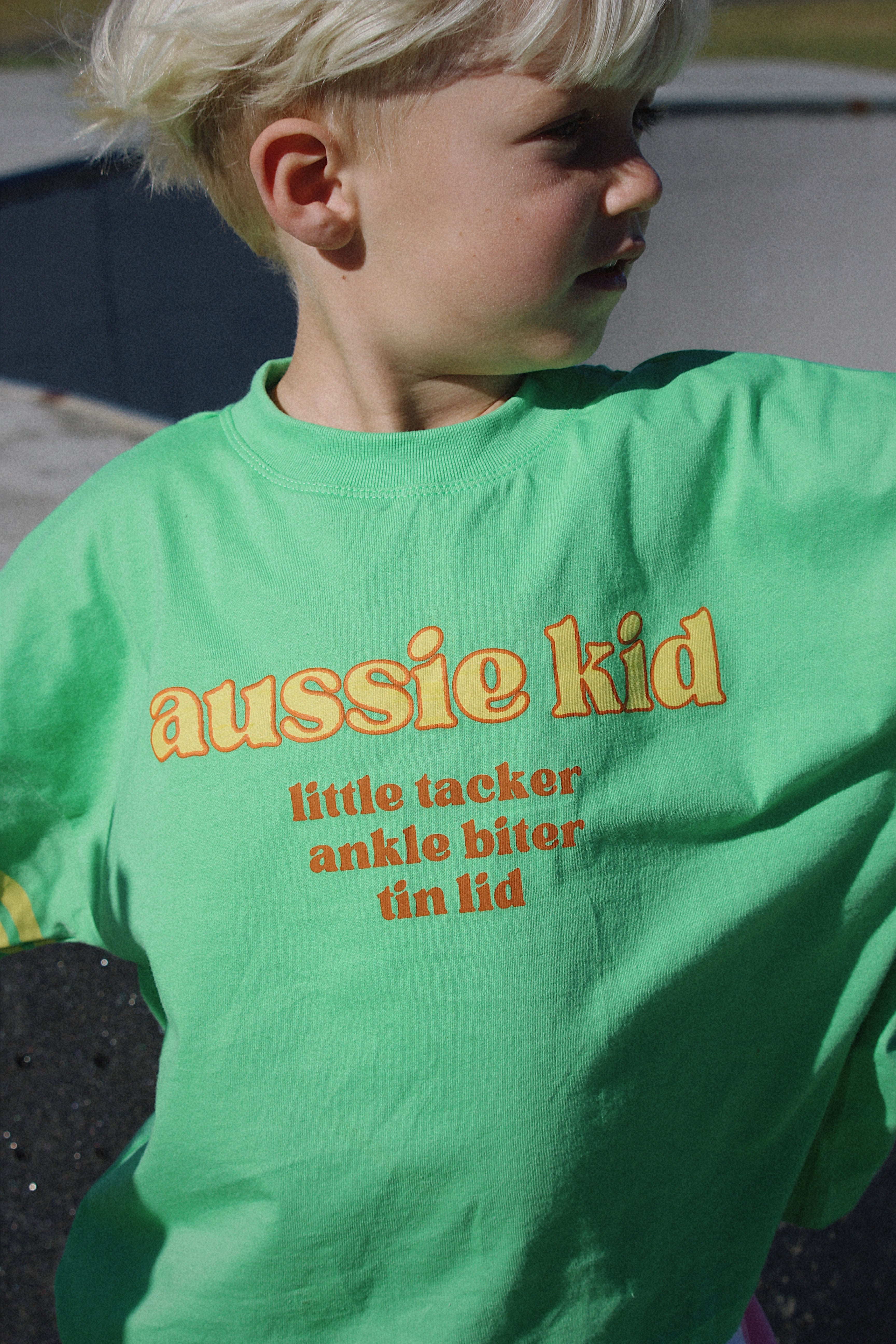 AUSSIE KID tee ~ green