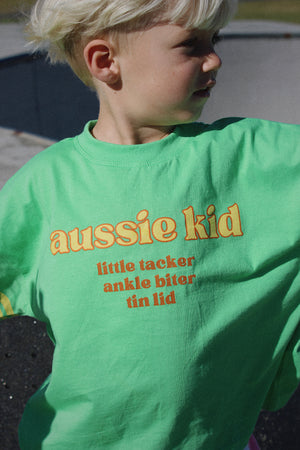 AUSSIE KID tee ~ green