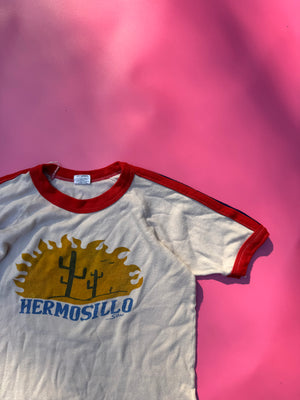 HERMOSILLO RINGER TEE ~ vintage 8-12 yrs