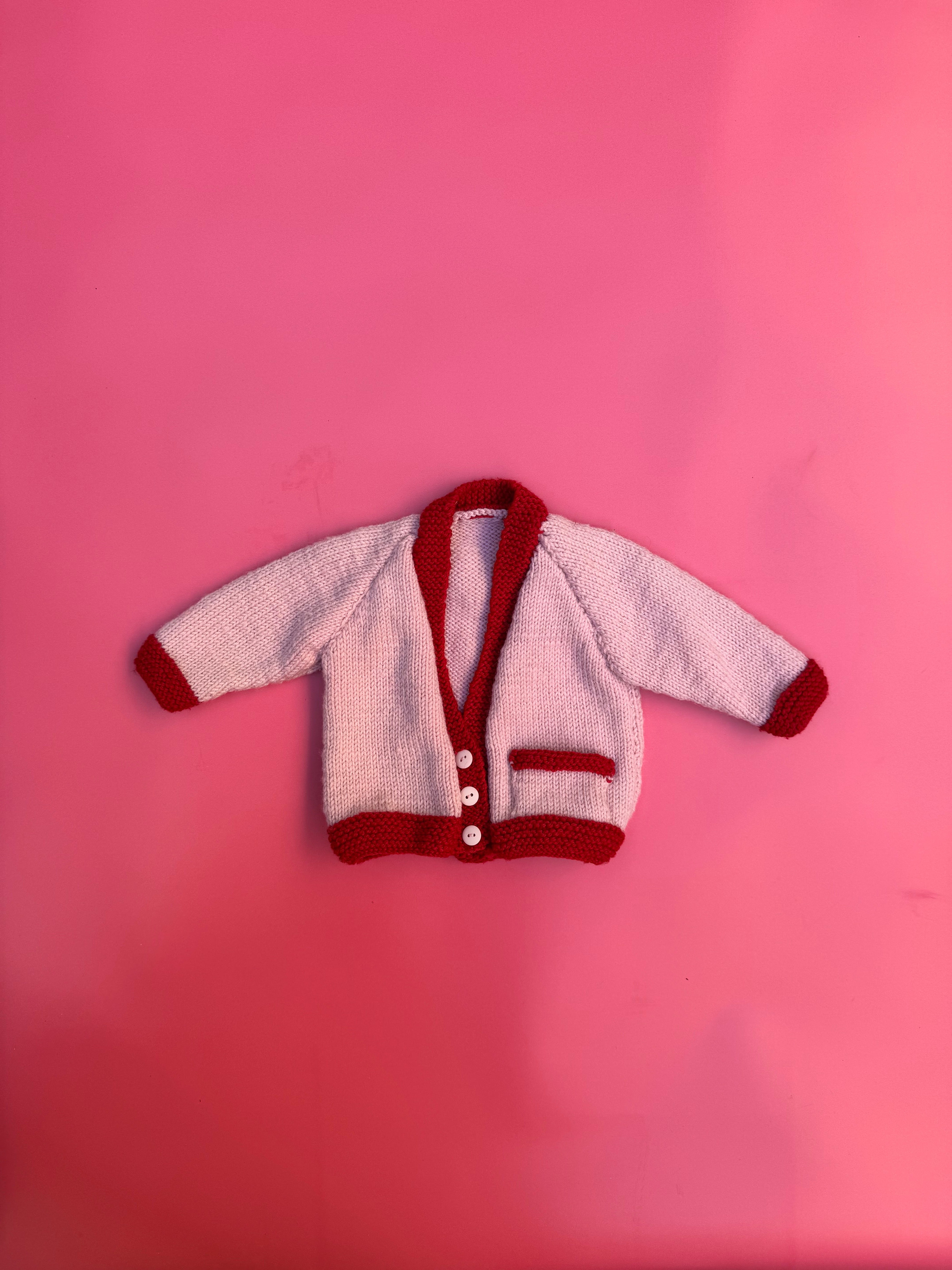 HANDMADE KNIT pre loved 3-9 months