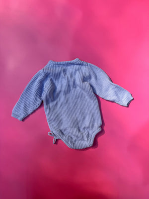 MIANN & CO knit romper ~ pre loved 3-6 months