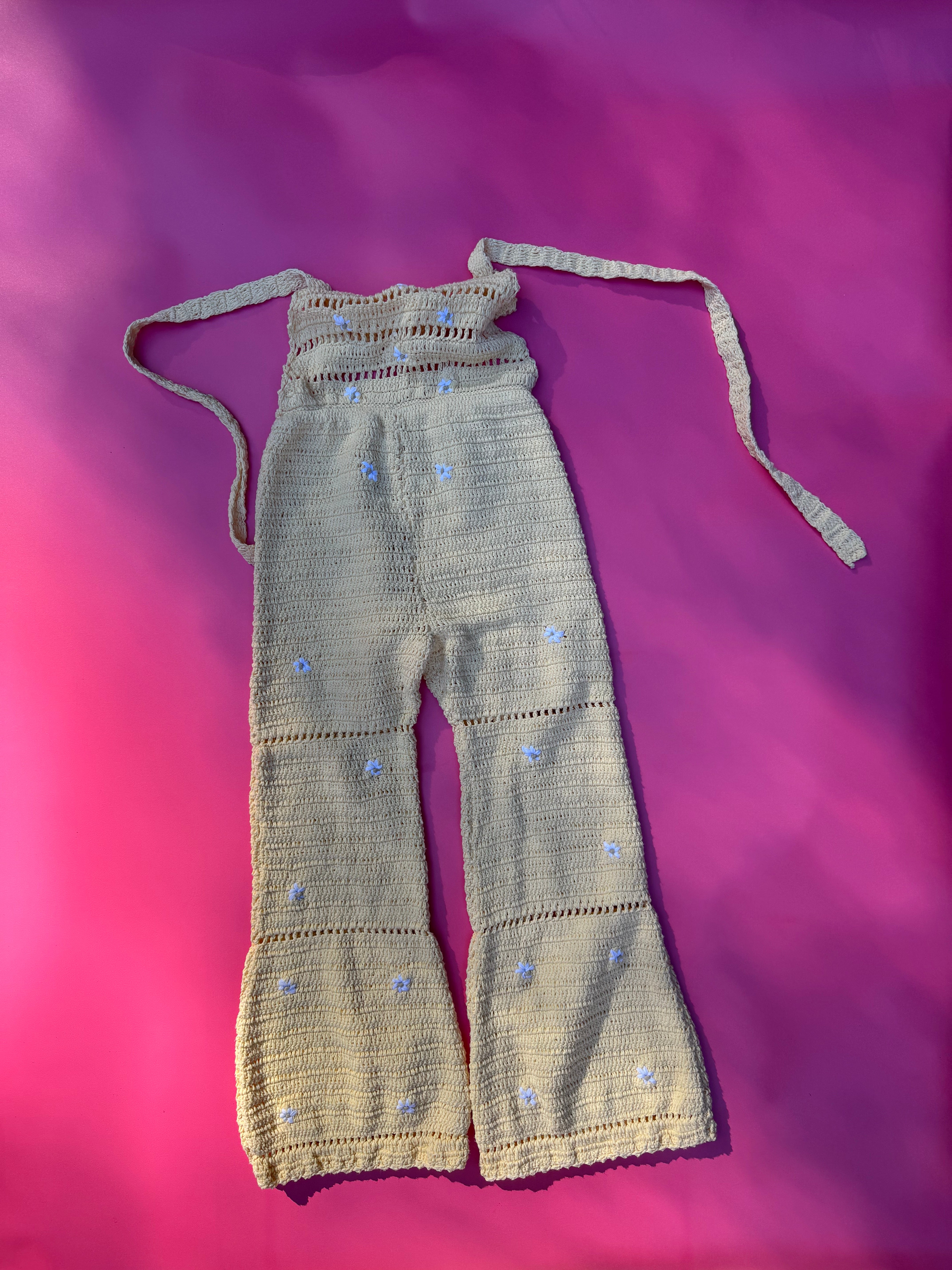 CROCHET JUMPSUIT ~ 6-8 yrs pre loved