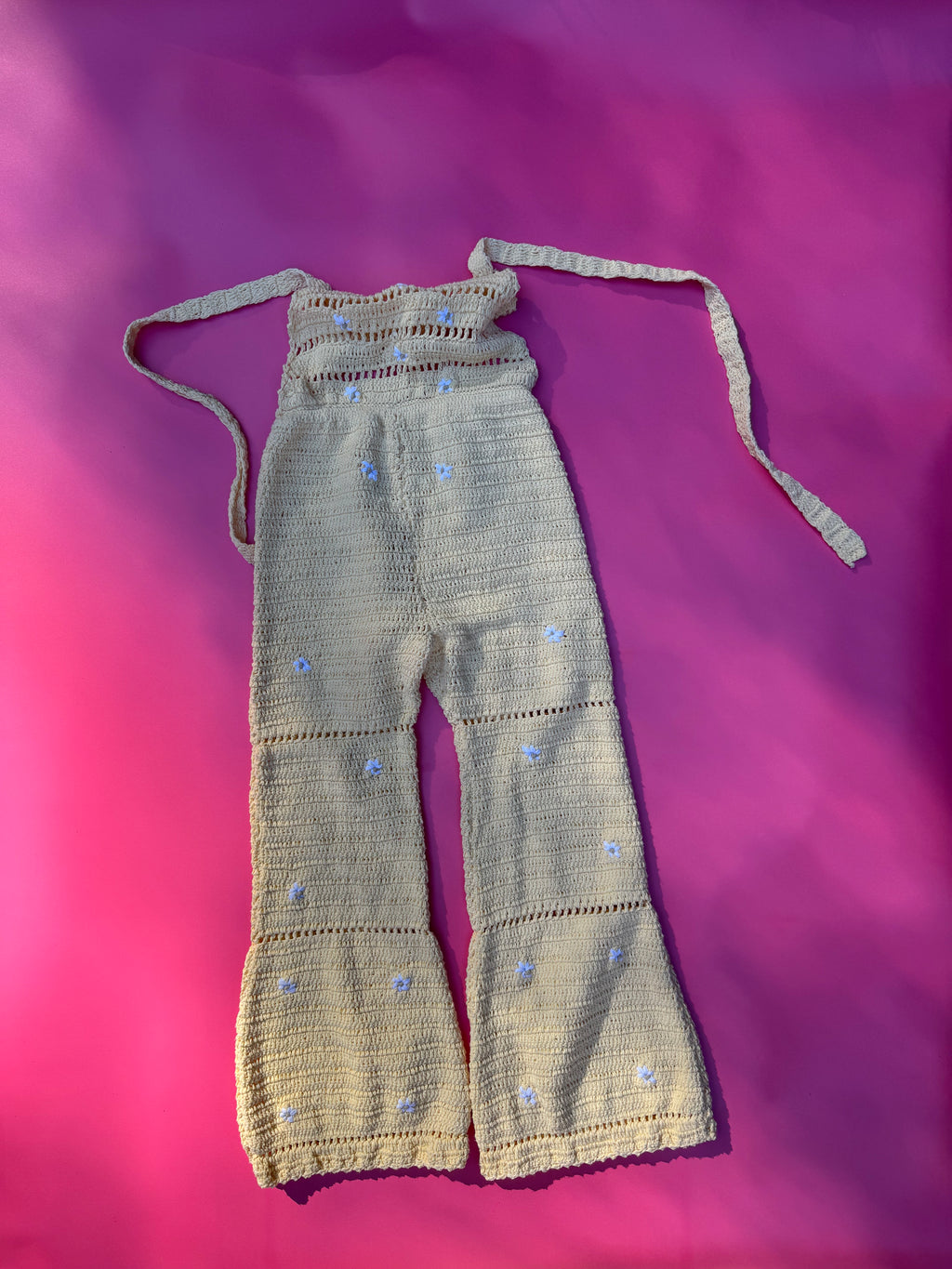CROCHET JUMPSUIT ~ 6-8 yrs pre loved