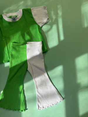 COLOUR BLOCK JAYA TEE ~ apple