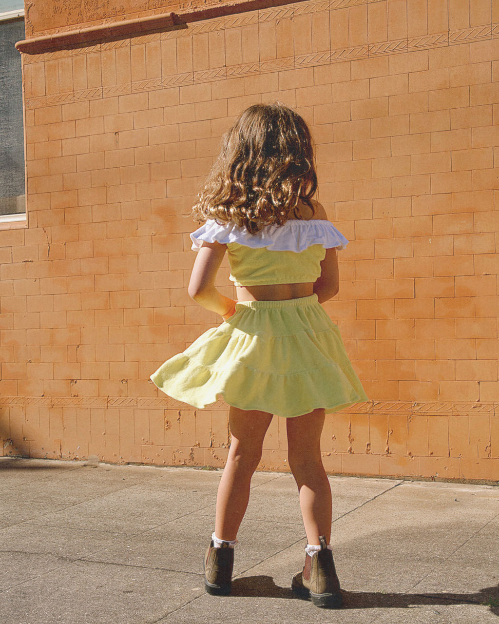 DULCE 4 piece set ~ yellow terry