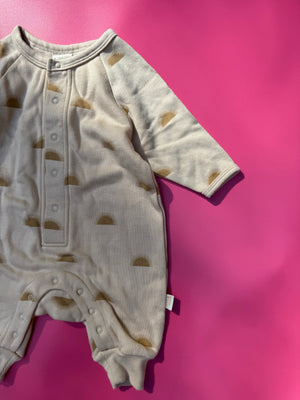 BAM LOVES BOO fleece onesie 6-12 months