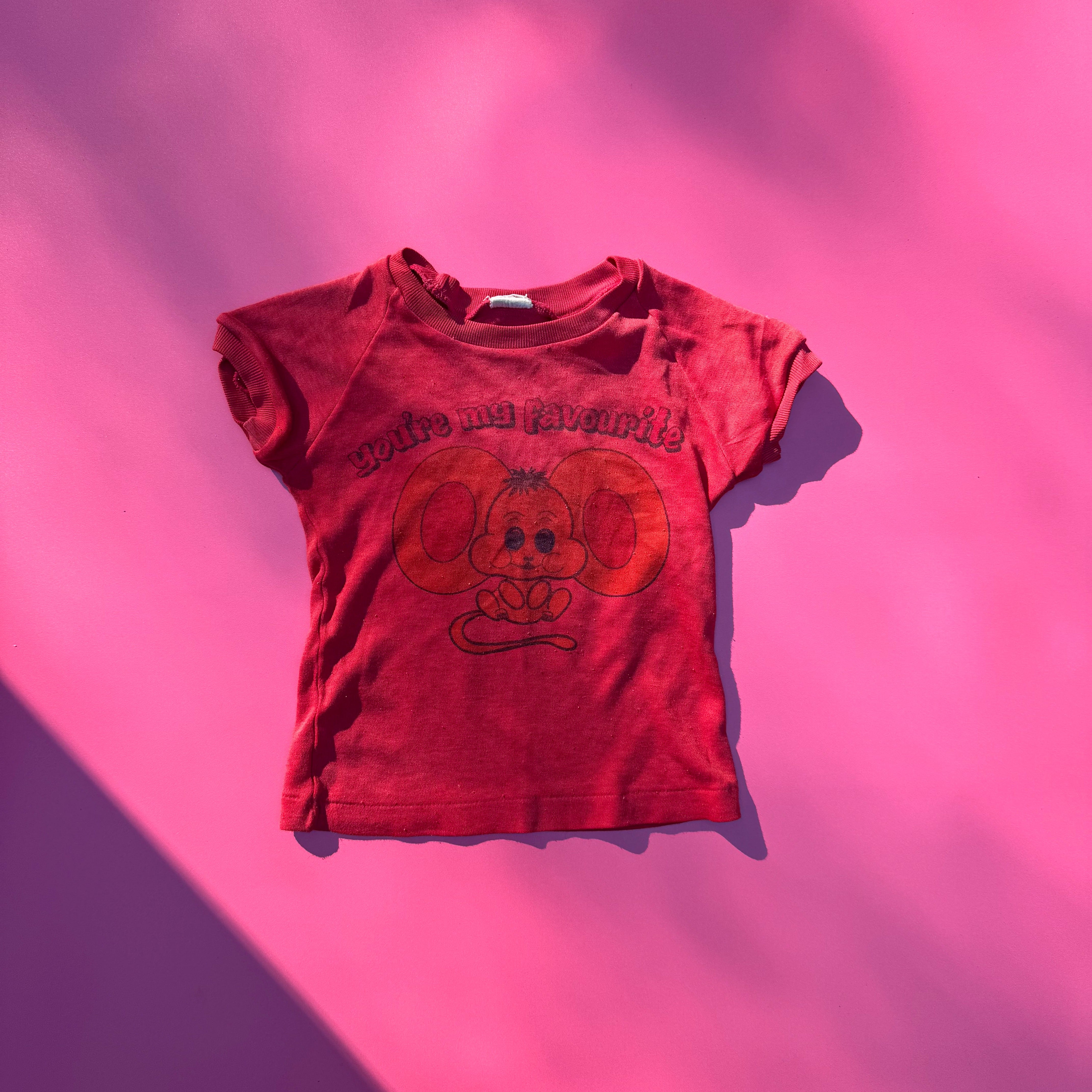 YOU’RE MY FAVOURITE TEE ~ 80s vintage 6-18 months