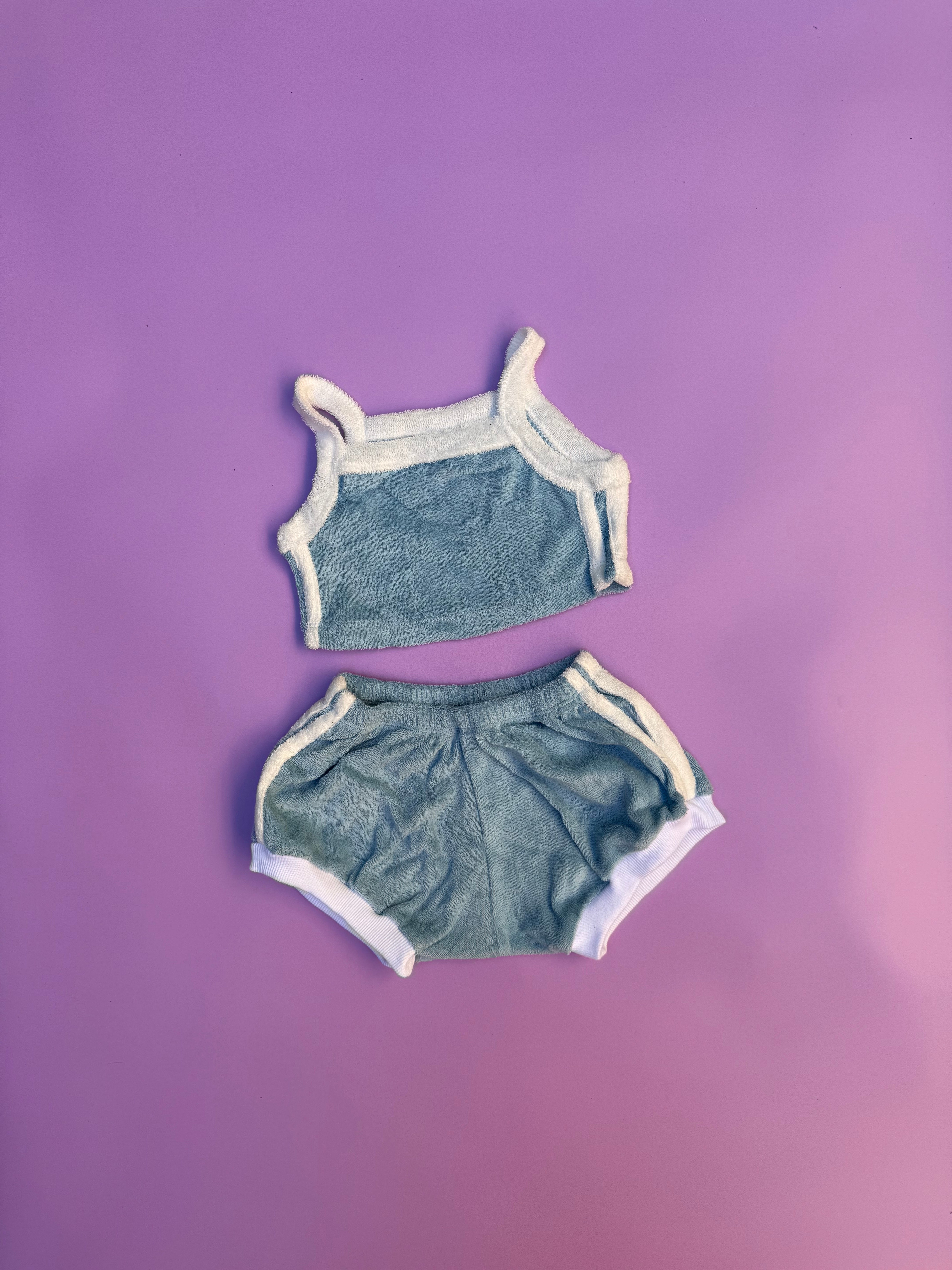 TERRY BLOOMERS ~ pink + blue OCTOBER PRE ORDER