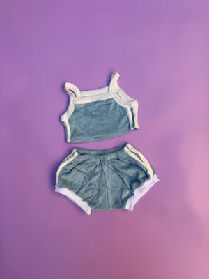 TERRY BLOOMERS ~ pink + blue OCTOBER PRE ORDER