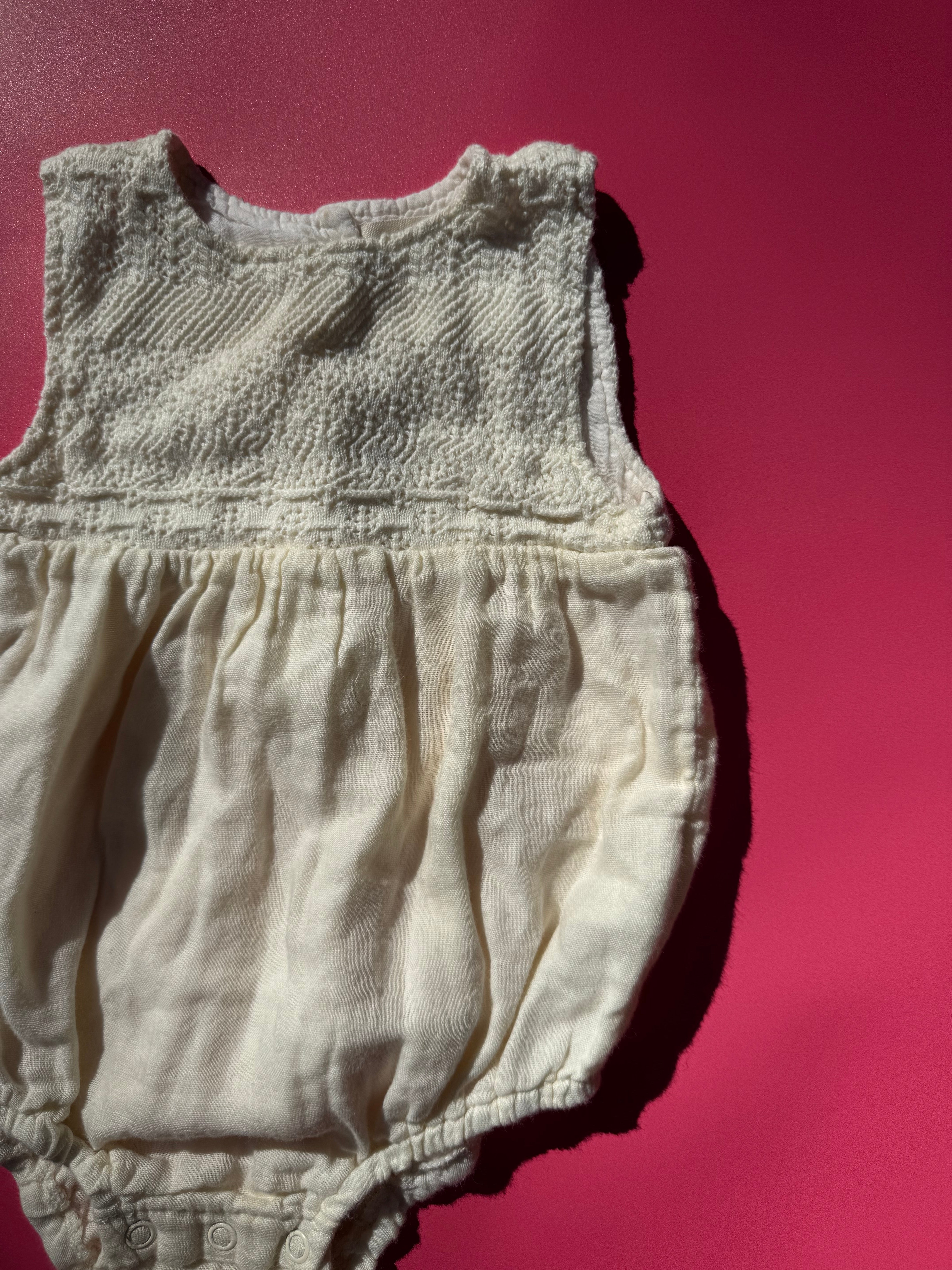 MIANN & CO romper ~ pre loved 3-6 months