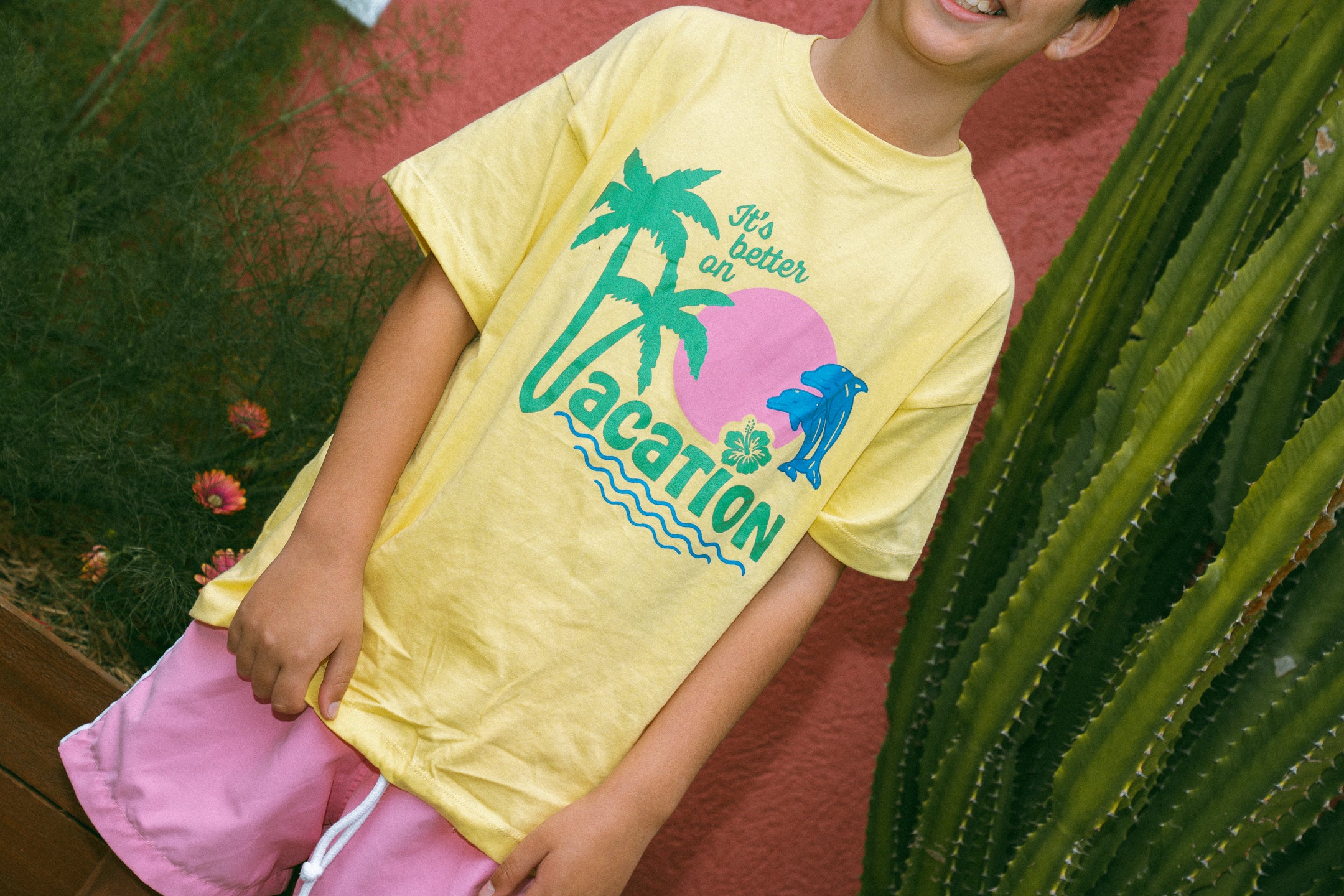 VACATION tee ~ yellow