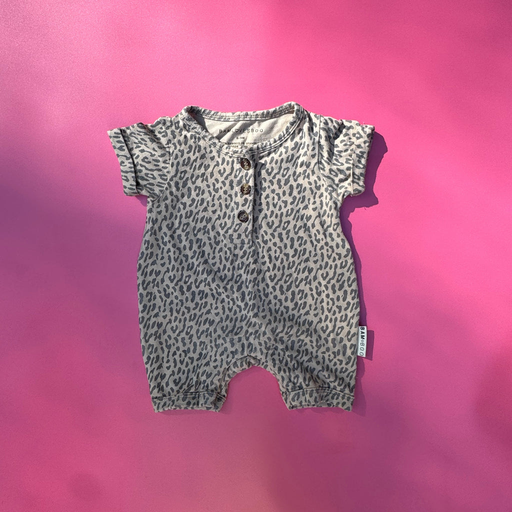 BAM LOVES BOO onesie pre loved 0-3 months