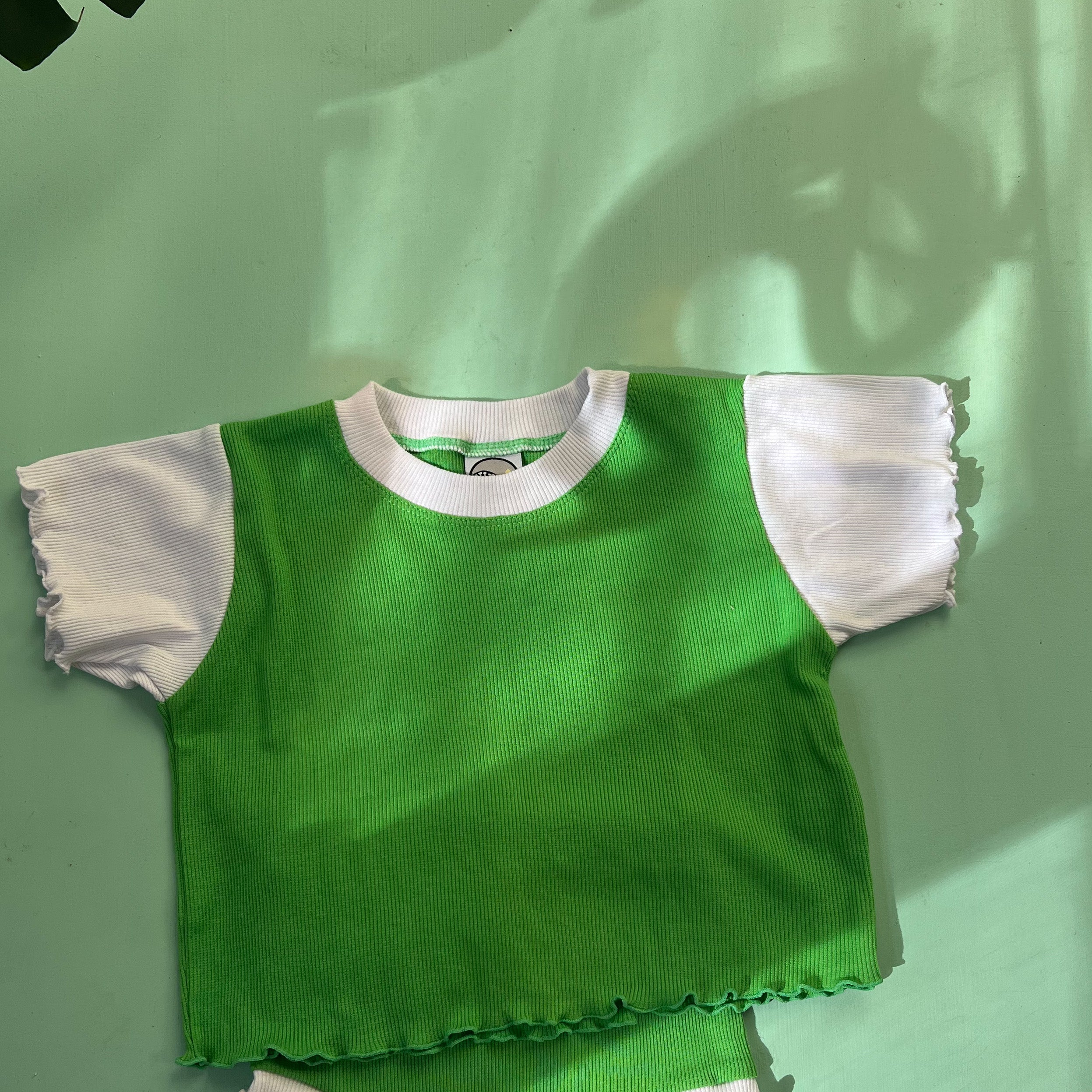 COLOUR BLOCK JAYA TEE ~ apple
