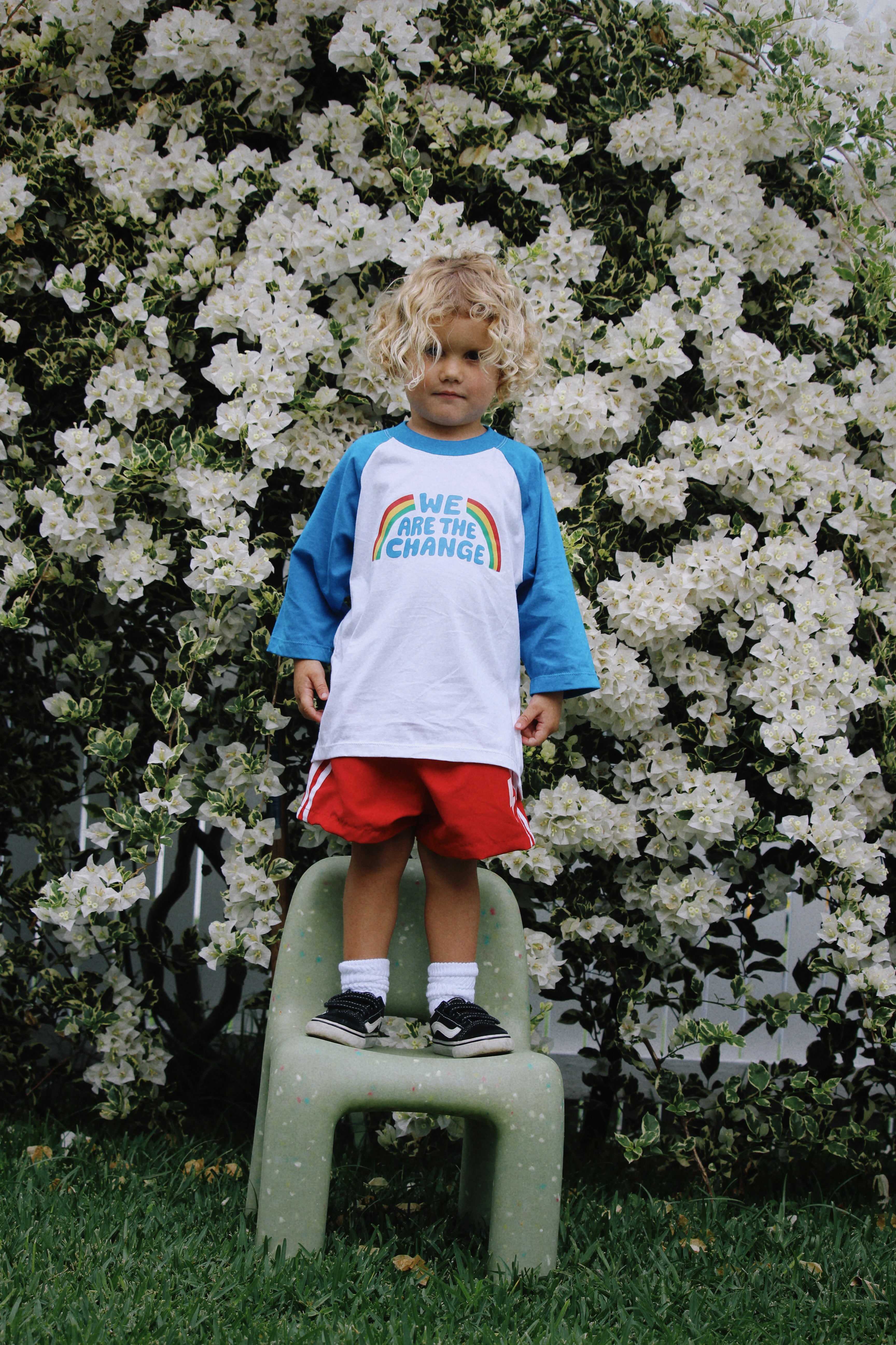 WE ARE THE CHANGE ~ raglan tee
