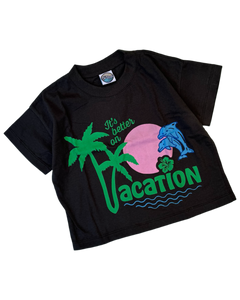 VACATION tee ~ charcoal