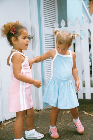 TERRY SINGLET ~ pink + blue OCTOBER PRE ORDER