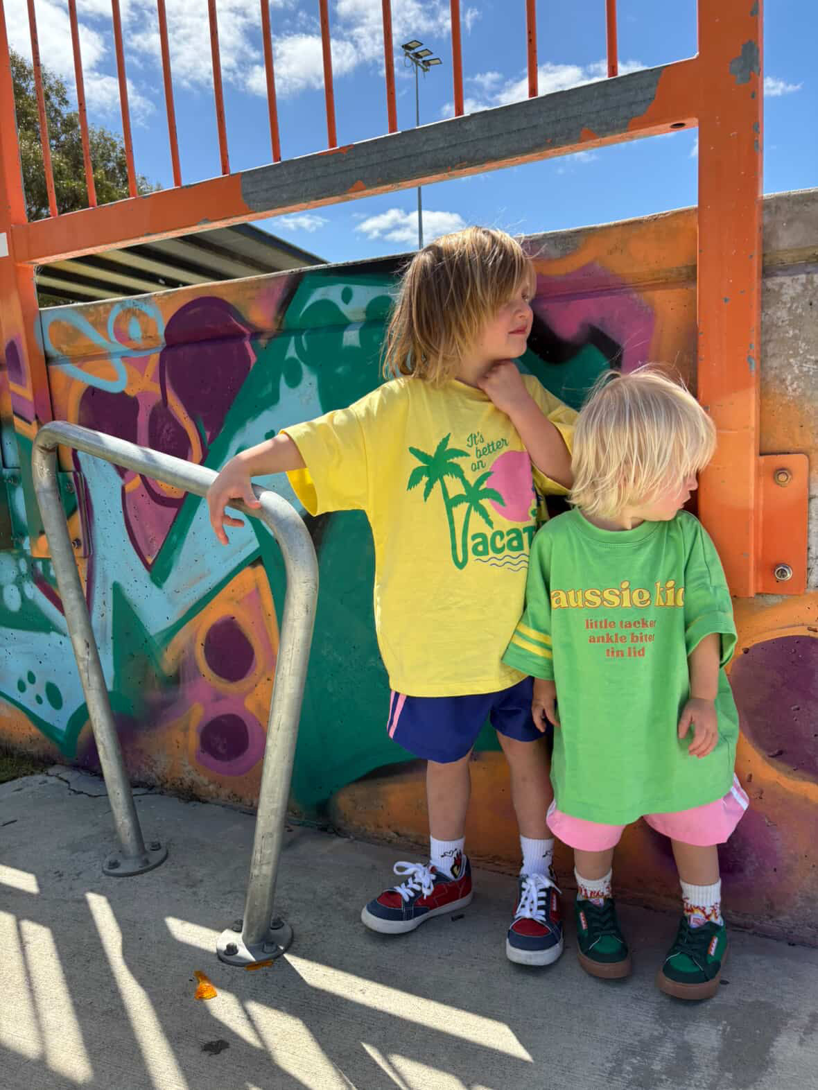 AUSSIE KID tee ~ green