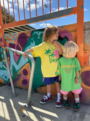 AUSSIE KID tee ~ green
