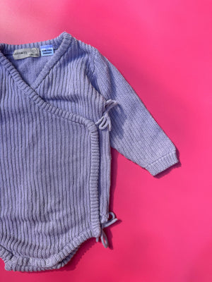 MIANN & CO knit romper ~ pre loved 3-6 months