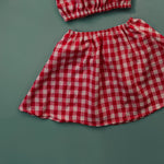 EAZY SKIRT ~ watermelon gingham