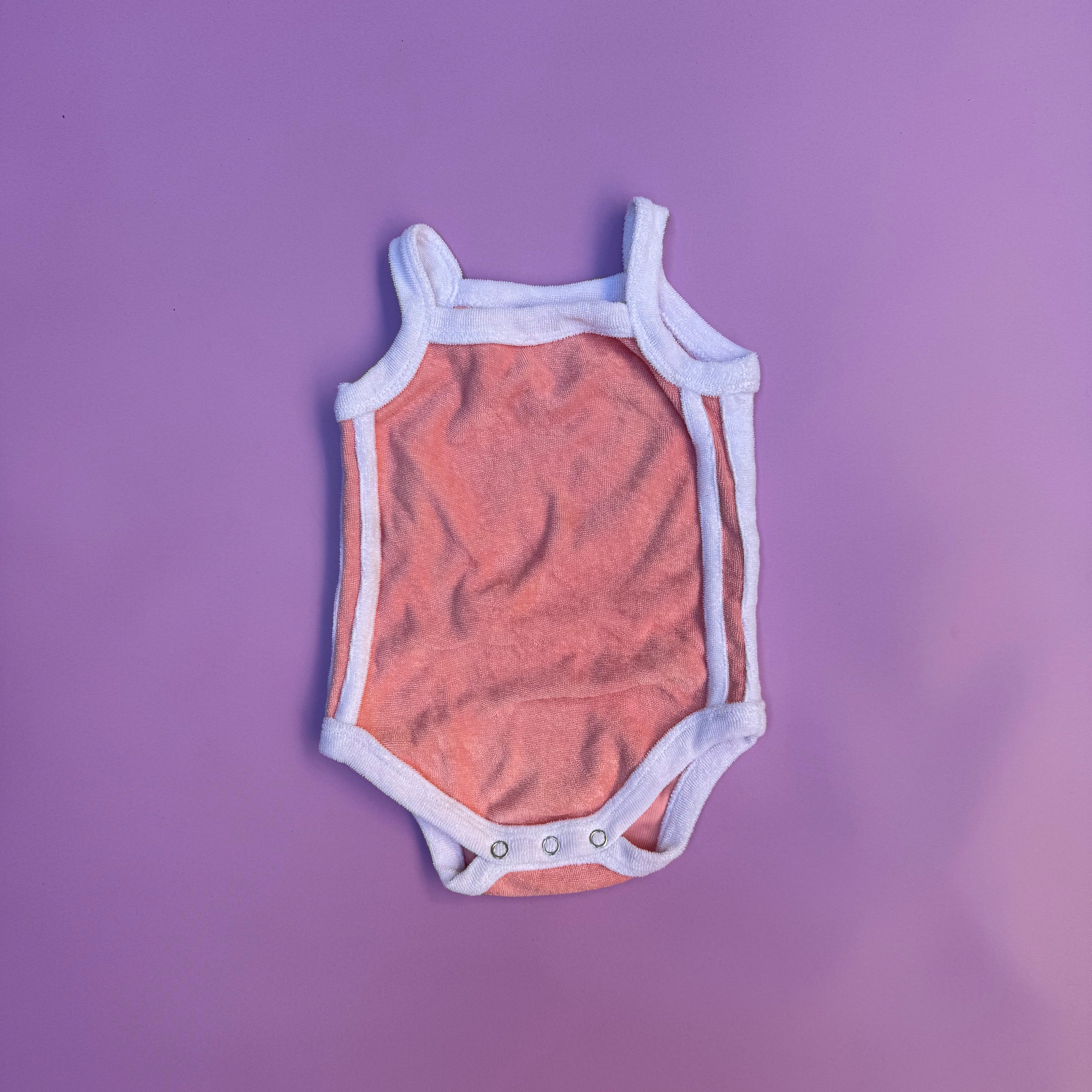 TERRY ONESIE ~ pink + blue OCTOBER PRE ORDER