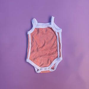 TERRY ONESIE ~ pink + blue OCTOBER PRE ORDER