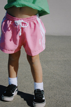 LIGHTNING SHORTS ~ pink/white