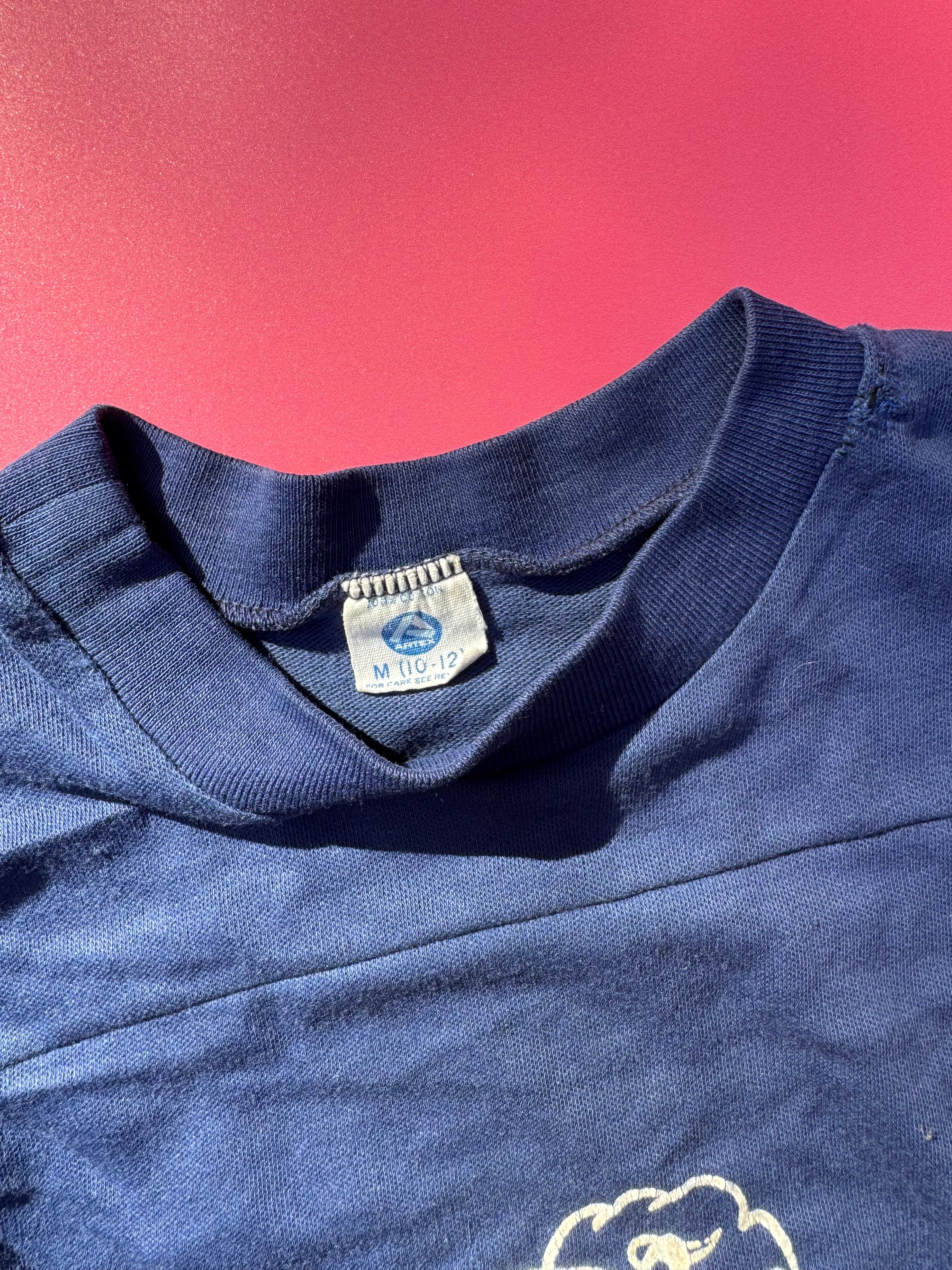 THRASHED JAYHAWKS tee ~ vintage 8-12 yrs