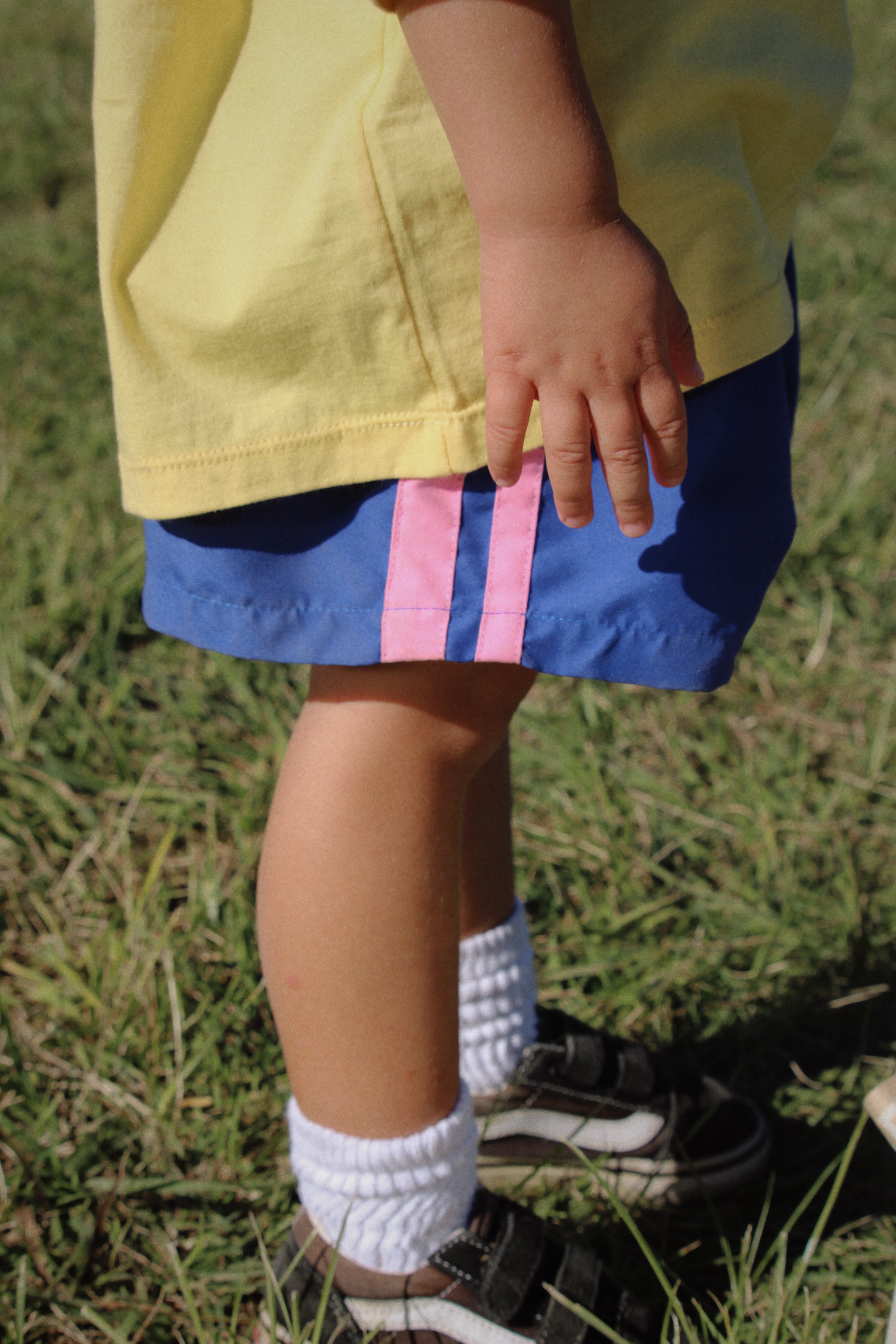 LIGHTNING shorts ~ navy/pink