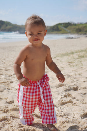 OTIS pants ~ watermelon gingham