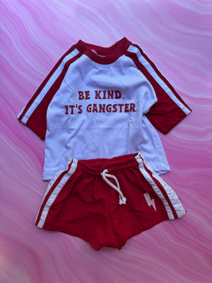 LIGHTNING shorts ~ red