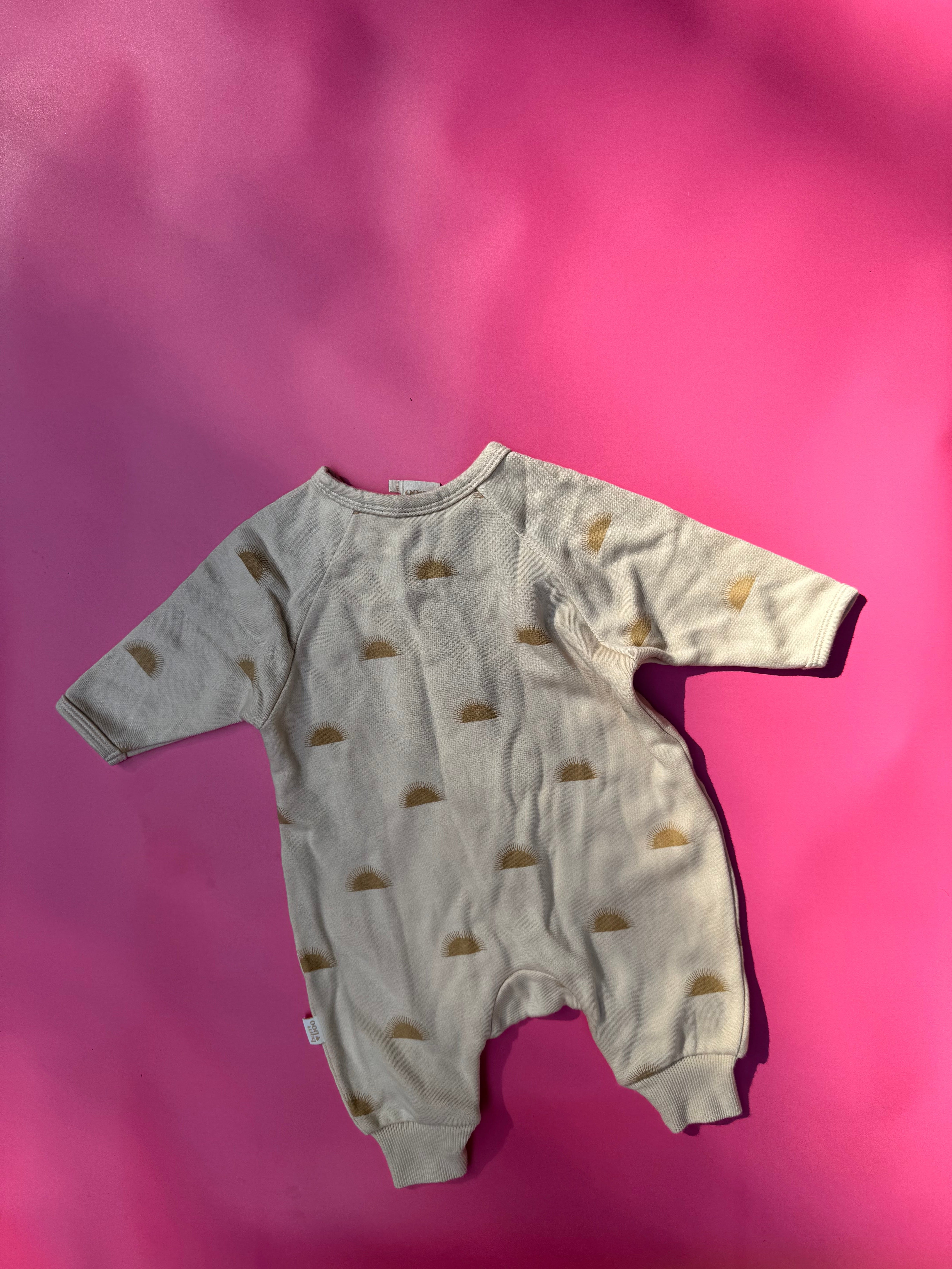 BAM LOVES BOO fleece onesie 6-12 months