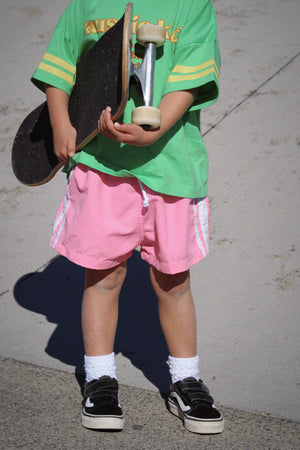 LIGHTNING SHORTS ~ pink/white
