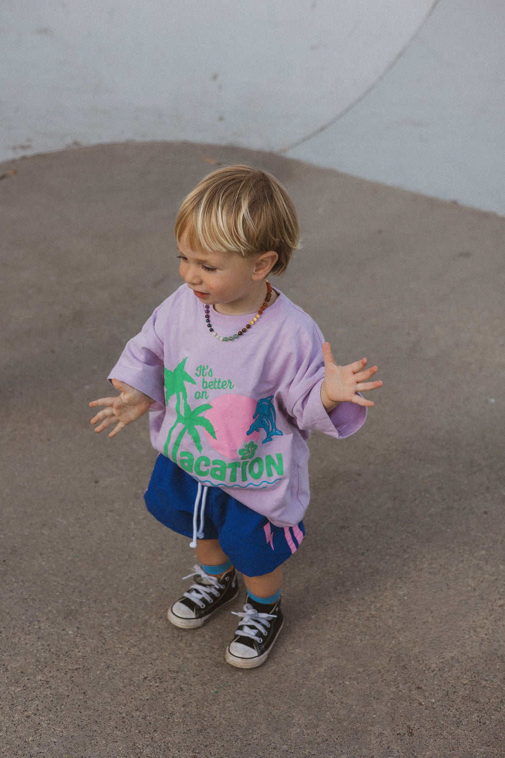 VACATION tee ~ lilac
